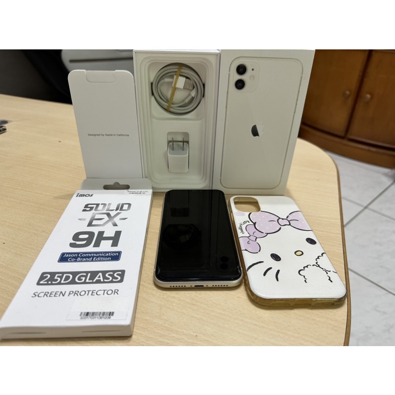 iPhone 11 256G(白）9成新_二手女用機