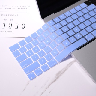 美式英文素色鍵盤膜適用新款MacBookPro 14 16英吋 M2 M3 M1 Pro/Max晶片版本 防水防塵鍵盤貼