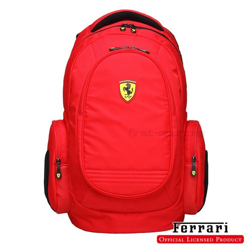 公司貨 Ferrari 法拉利 運動背包 後背包 書包 電腦包 TF015B-R (尼龍紅) 限量獨家款