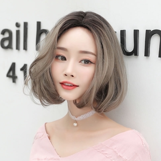 新款直銷假髮女bobo短髮韓國時尚潮流中分無劉海假髮現貨