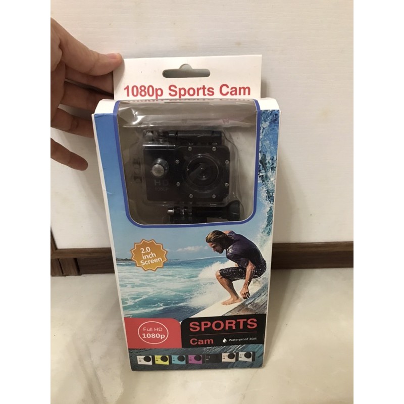 全新品 黑色 Sports Cam #1080防水運動攝影機 單車/機車行車紀錄器 只有一個 便宜出清