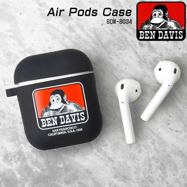 BEN DAVIS - BDW-8034 AIR PODS CASES 耳機 保護殼 (黑色) 化學原宿