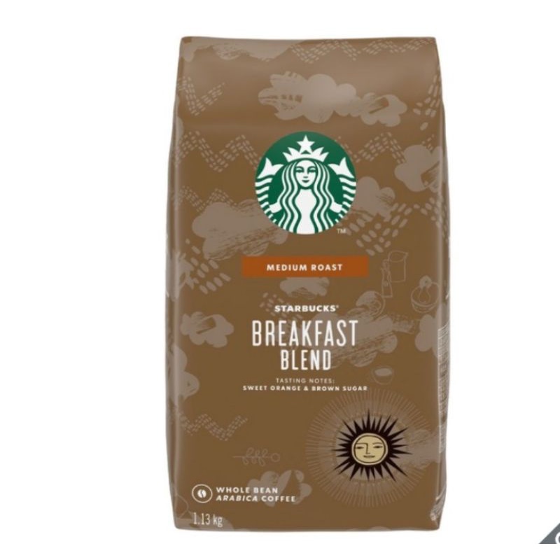 好市多線上代購Starbucks Breakfast Blend 早餐綜合咖啡豆 1.13公斤x3 包