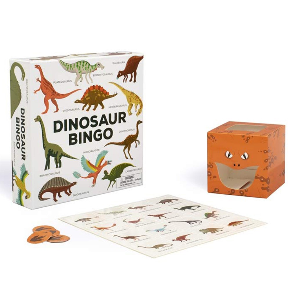 Dinosaur Bingo 恐龍賓果配對遊戲盒（外文書）
