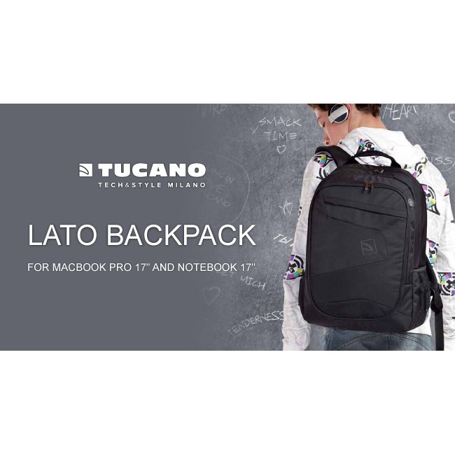 Tucano Lato系列 城市多功能收納後背包電腦包 全新附吊牌