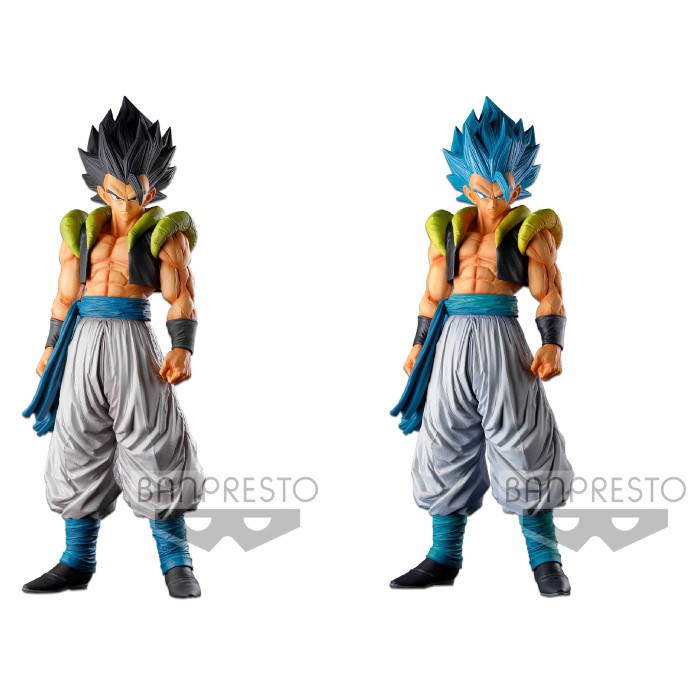 ☆勳寶玩具舖【現貨】代理版 BANPRESTO 景品 海外限定 七龍珠超 悟吉塔 藍髮 超級賽亞人之神 + 黑髮 悟吉塔
