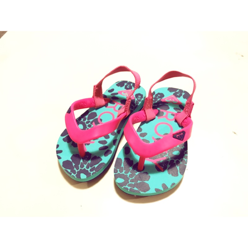 全新Roxy 夾腳涼鞋 嬰兒 小童 沖繩購入 日版