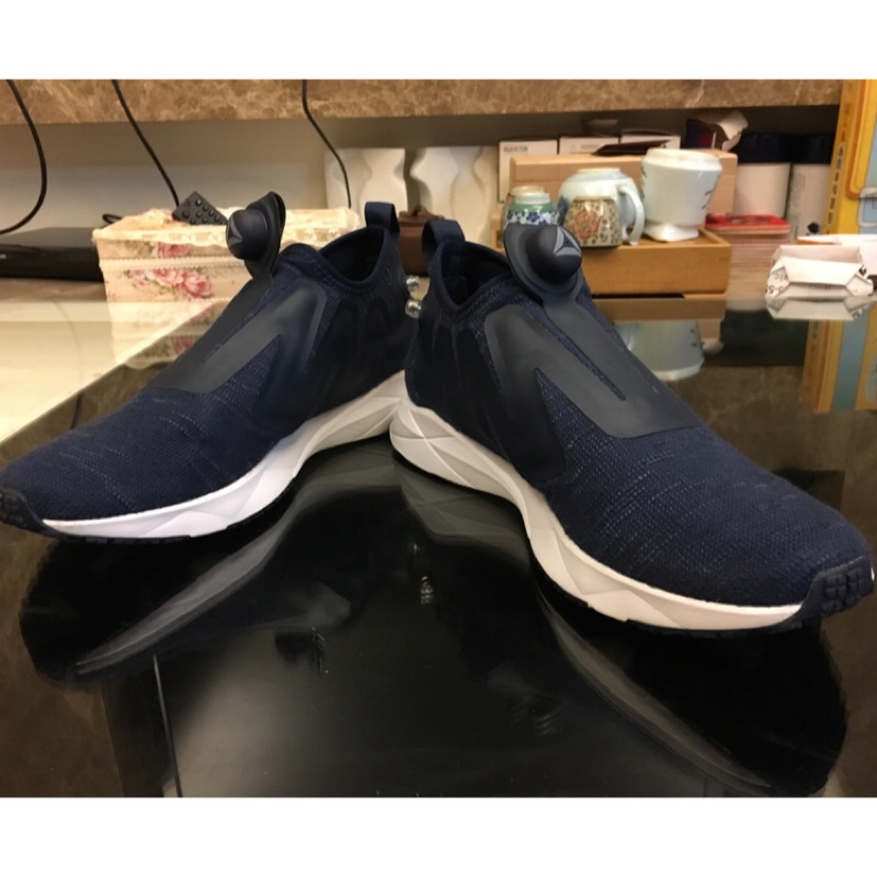 Reebok pump supreme 深藍色 編織 CN1205 男鞋 US9/27公分（二手）