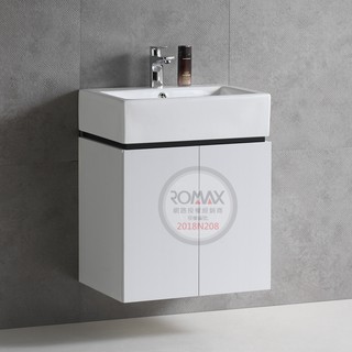 羅曼史衛浴ROMAX TW72+RD107 鋼琴烤漆防水浴櫃