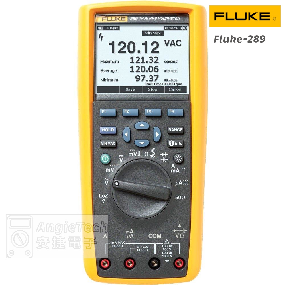 公司現貨 Fluke 289 真有效值工業用紀錄萬用錶 安捷電子