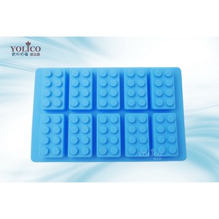 【悠立固】Y728 樂高造型積木矽膠模 蛋糕模 手工皂模 烘焙工具 巧克力模 冰盒 冰塊布丁果凍翻糖模具 食品級