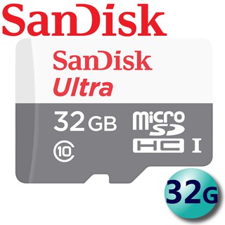 SanDisk 32GB Ultra microSDHC TF UHS-I 32G 100MB/s 記憶卡