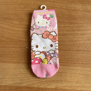 全新粉紅糖果HELLO KITTY 襪子