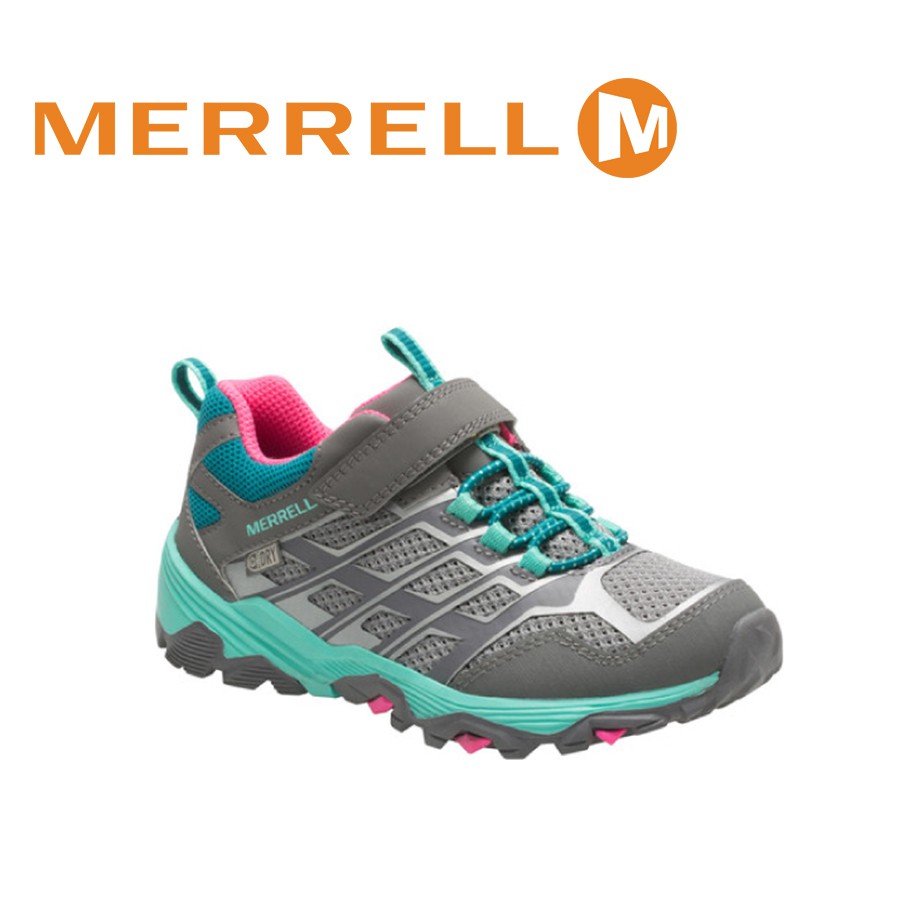 【MERRELL 美國 兒童MOAB FST LOW 健行鞋《灰藍》】ML57092/健行/運動鞋/悠遊山水