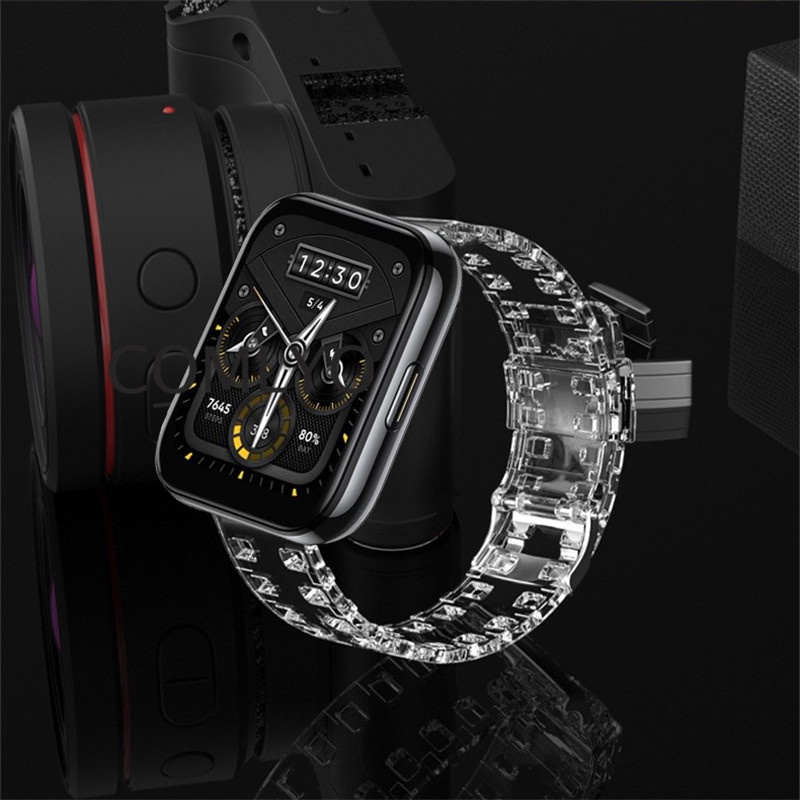Realme watch 2 pro錶帶 液態硅膠柔軟舒適腕帶 Realme Watch S Pro錶帶