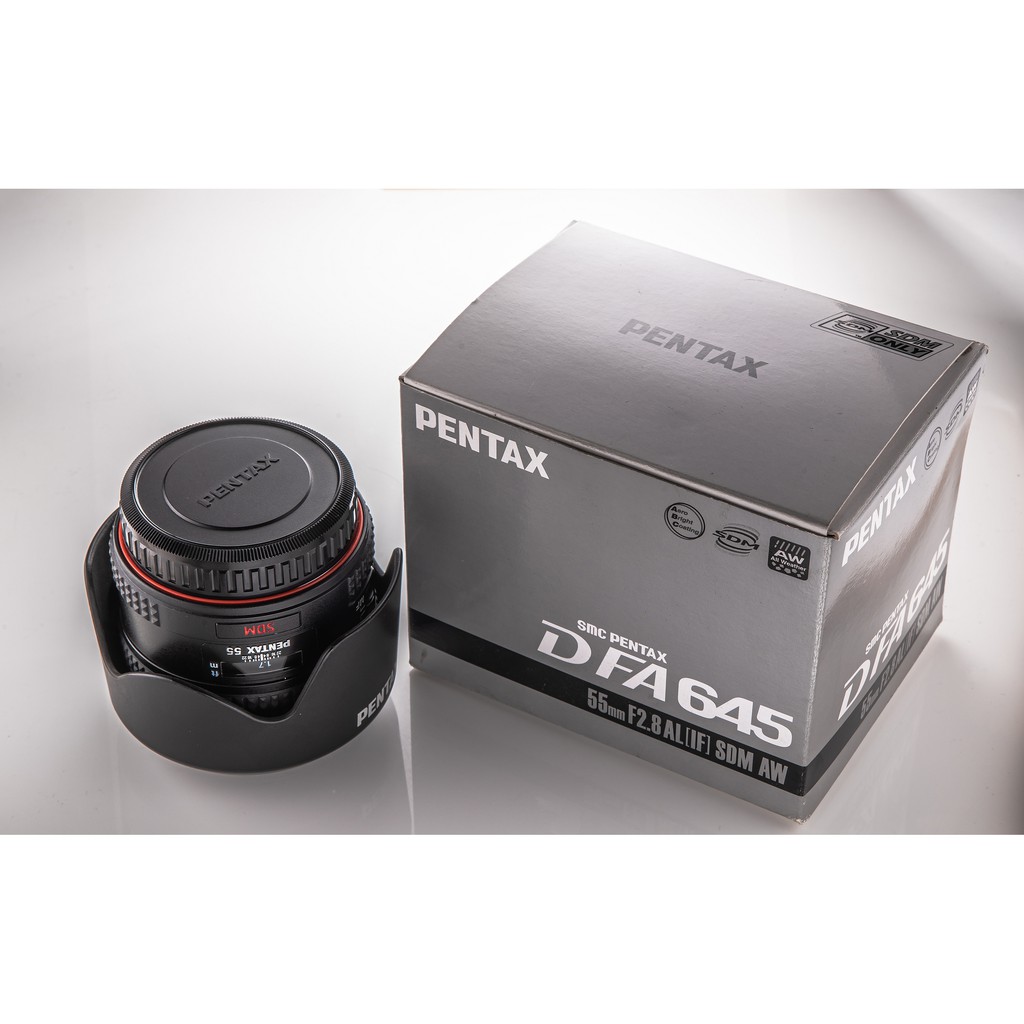 通信販売 PENTAX 標準単焦点レンズ 防塵 防滴構造 D FA645 55mmF2.8 AL IF SDM AW 新品未使用品 