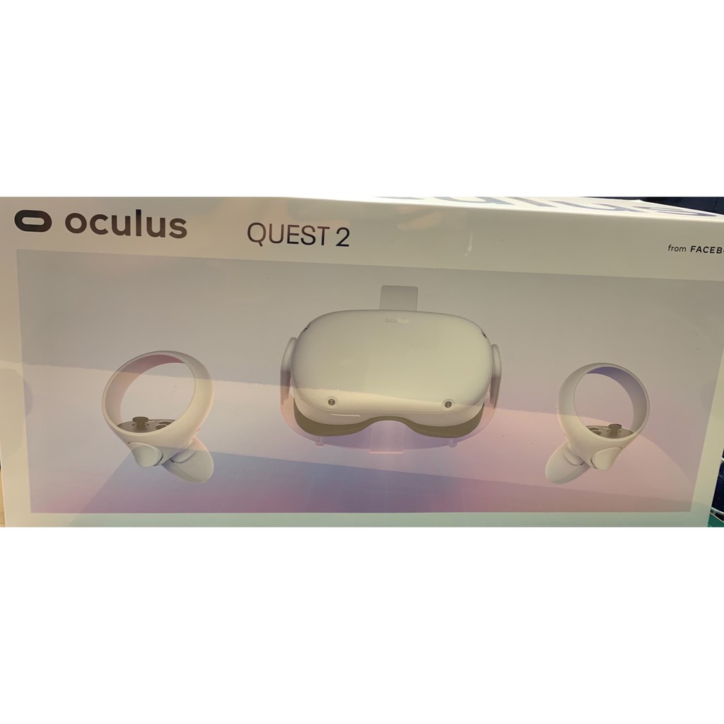 官網購買正版Oculus Quest 2 64G facebook VR虛擬實境 可面交-公司春酒贈品 膜未拆封