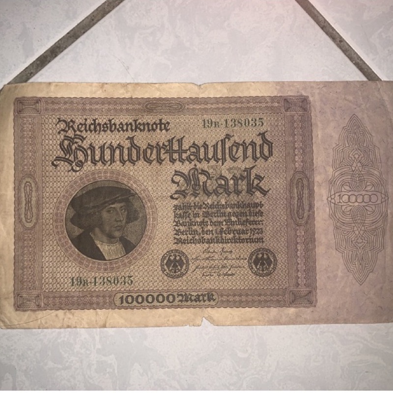 1923年德國舊馬克紙鈔