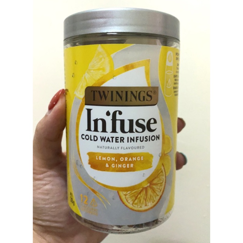 現貨澳洲帶回TWININGS 唐寧茶 檸檬+柳橙+薑全新水果風味12包入