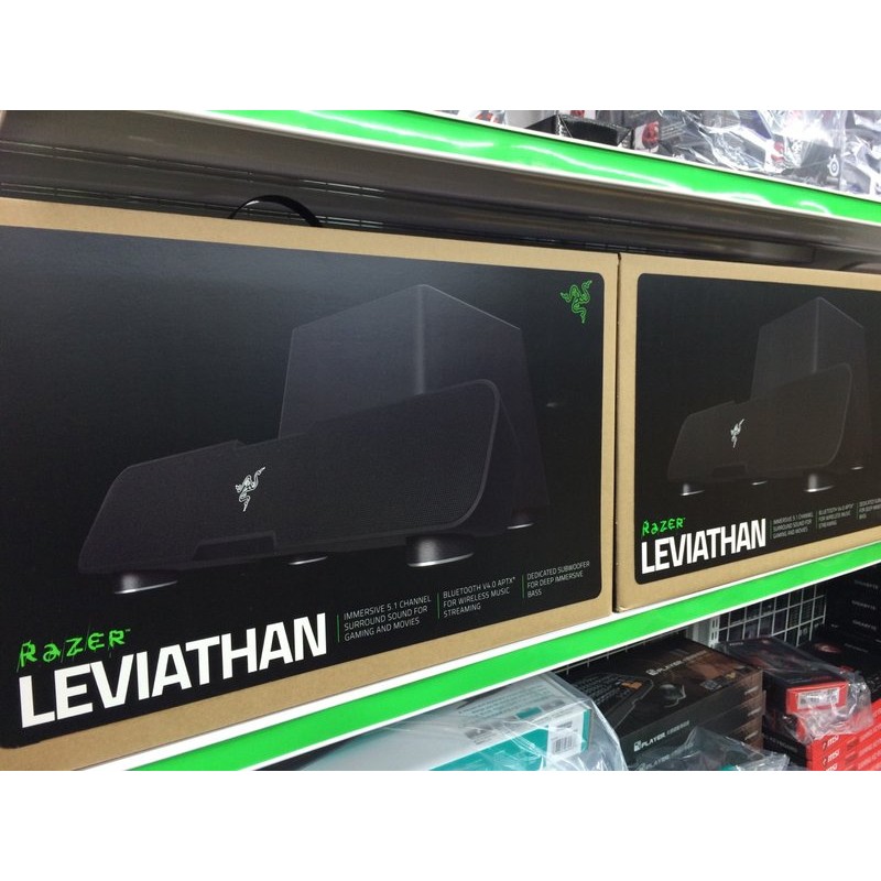 全新活動價 雷蛇 Razer Leviathan 利維坦巨獸 5.1 聲道 4.0藍牙無線喇叭 公司貨