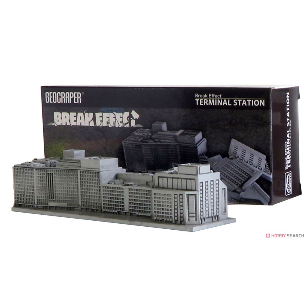 【鋼普拉】現貨 GEO Break Effect 1/2500 車站 戰場的建物 軍事 裝飾 建築模型 戰爭廢墟 戰損