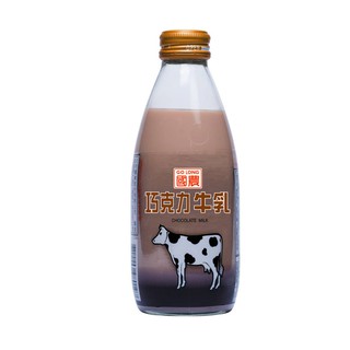 國農240ML巧克力牛乳(玻璃瓶)