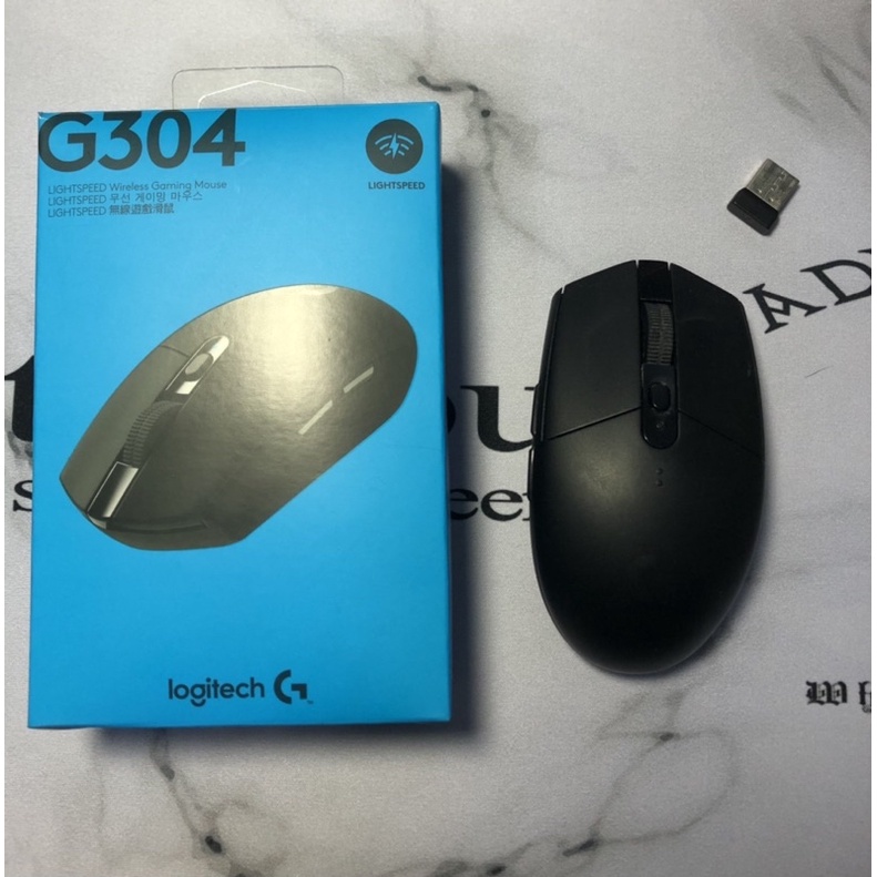 羅技G304 Lightspeed 無線遊戲滑鼠 黑色 Logitech/無線滑鼠