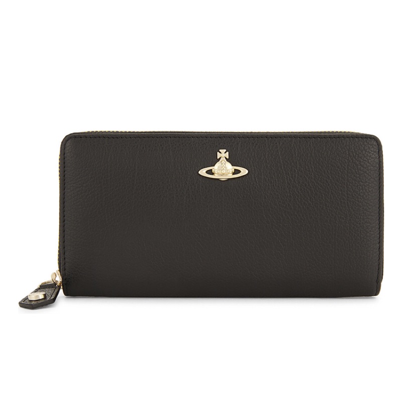 英國代購Vivienne Westwood 牛皮長夾 leather wallet
