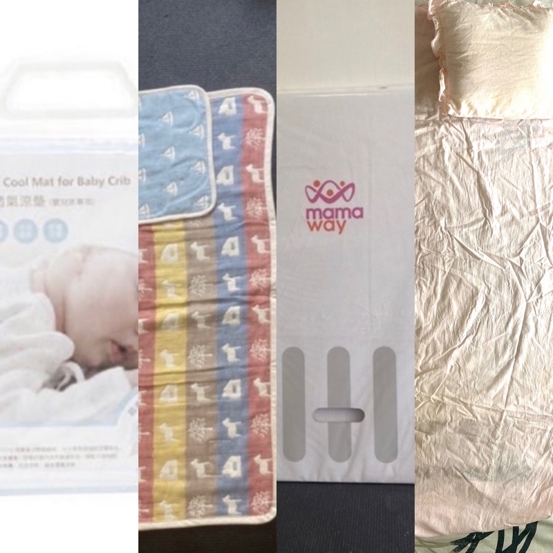 奇哥 立體超透氣涼墊(吸濕排汗布)-嬰兒床專用 /床墊套與枕頭套/