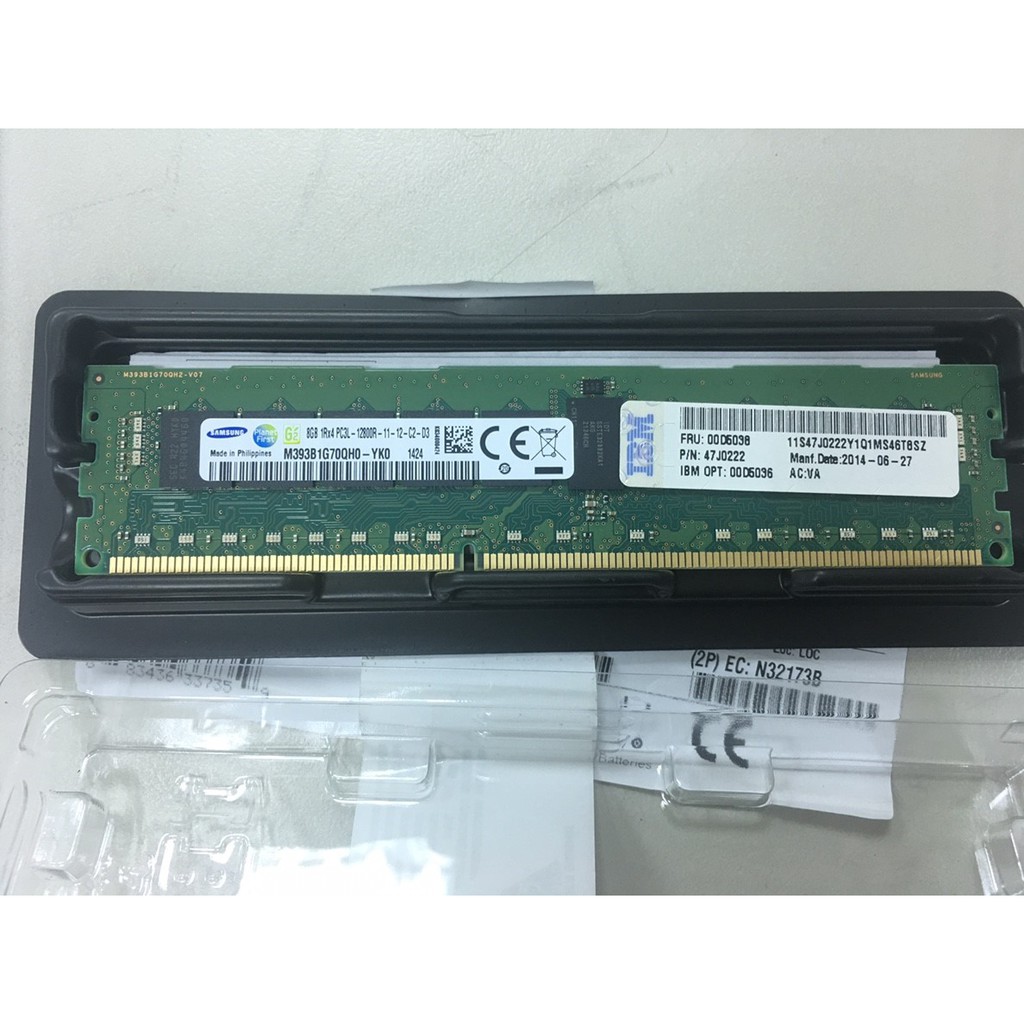 (含稅附發票)IBM DDR3 1600 8G記憶體