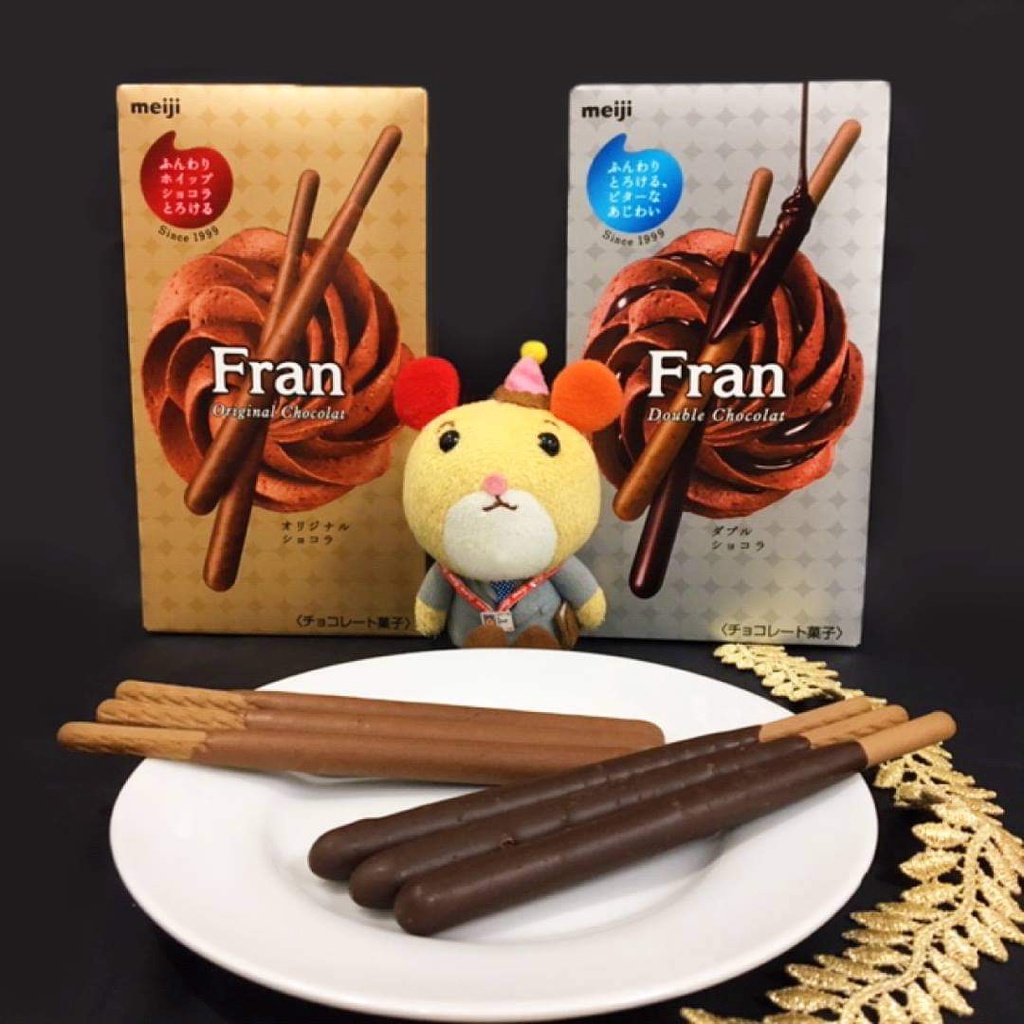 🔥現貨熱賣中🔥日本 meiji 明治 Fran 可可風味棒 Fran 可可棒狀餅乾 巧克力棒 濃郁可可風味棒