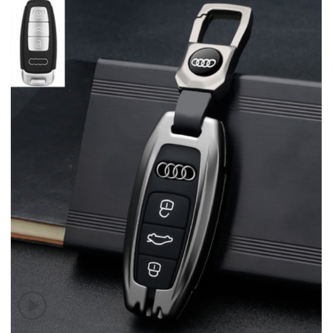 【Mr.Queen】奧迪 Audi a6 a7 a8 鋅合金 烤漆 鑰匙殼 保護殼 鑰匙套 消光 OOOO