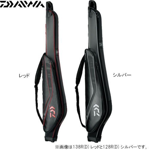 桃園建利釣具 Daiwa Semi Hard Rod Case 138r D 138公分硬殼竿袋紅色銀色竿袋 蝦皮購物