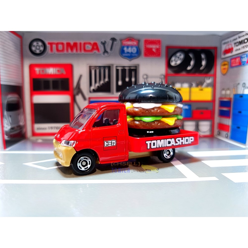 [CHSELL] TOMICA Shop 限定 黑色 漢堡車 Toyota Town Ace Hamburger Car
