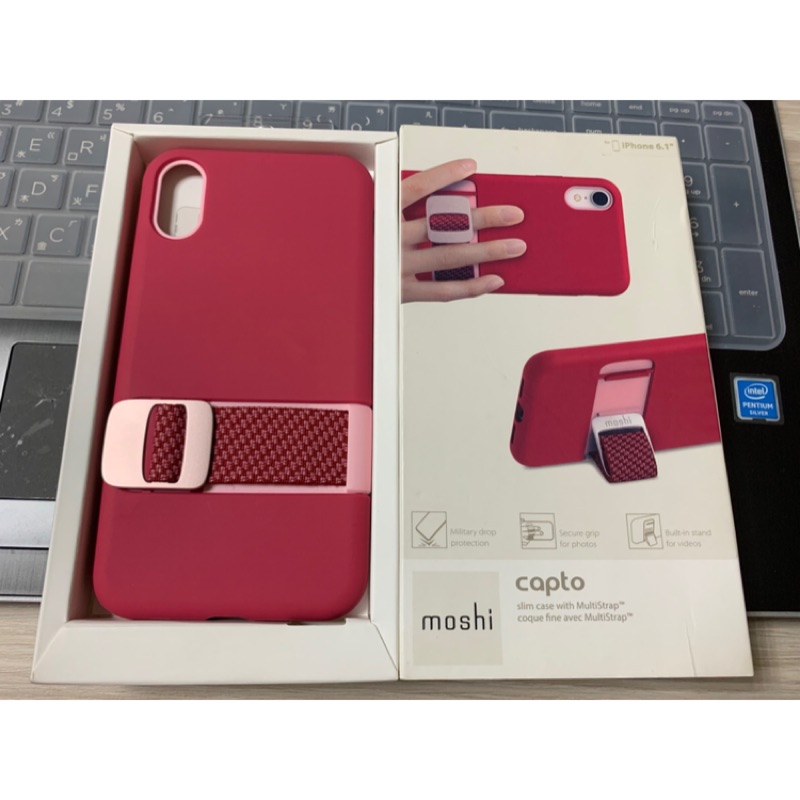 Moshi Capto for iPhone XR 指環支架織帶保護殼