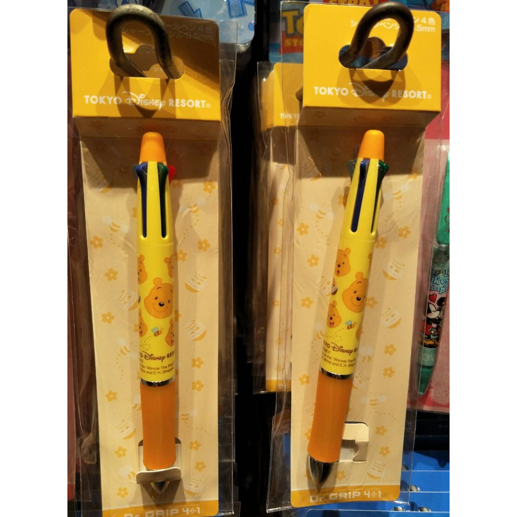 【日本空運預購】日本迪士尼 小熊維尼 維尼 四色原子筆 自動鉛筆