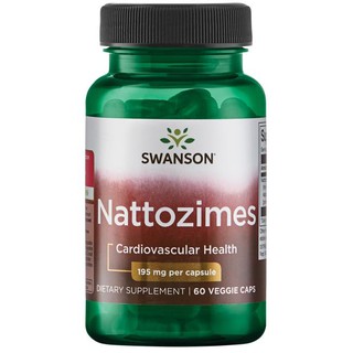 【Swanson 】新款 Nattozimes 專利三倍強力納豆激酶 6750FU 納豆 60 顆素食膠囊
