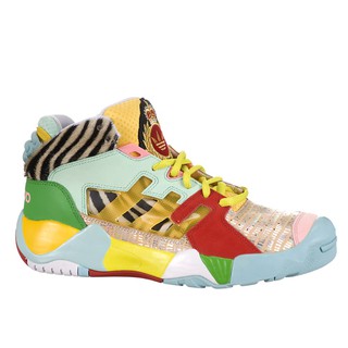 ADIDAS OBYO X JS STREET BALL 斑馬紋 豹紋 七彩【A-KAY0】 【Q23513】