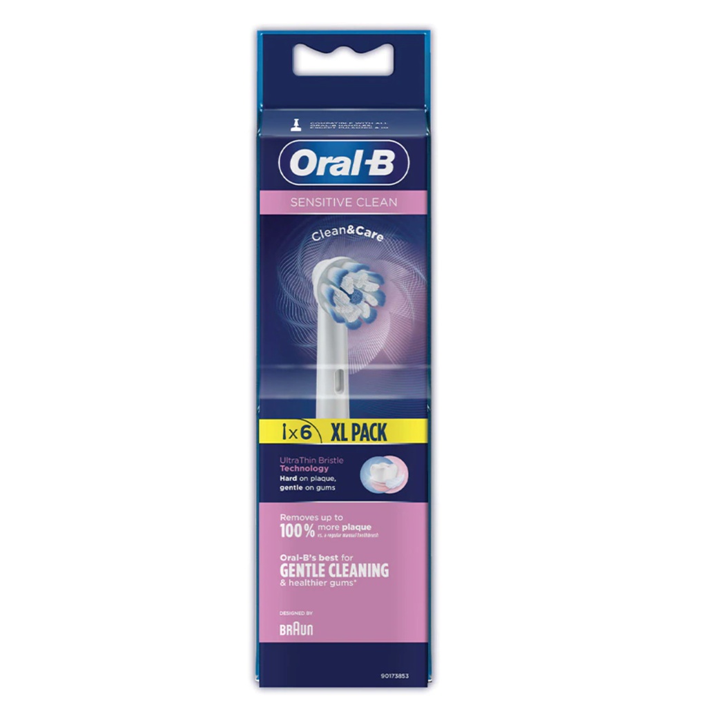 Oral B - EB60-6 超細毛護齦刷頭6支裝