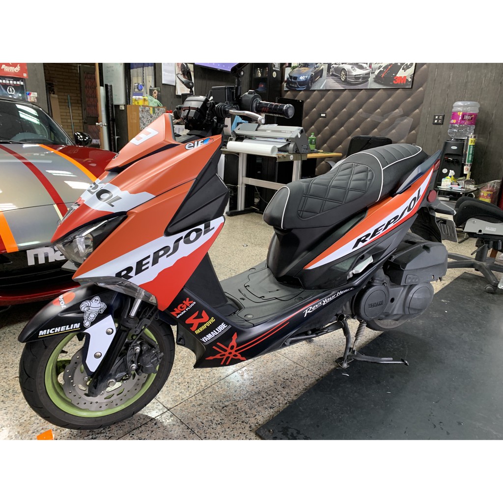 【凱威車藝】YAMAHA Force 力豹仕 彩貼 線條 公版 可客製化 REPSOL