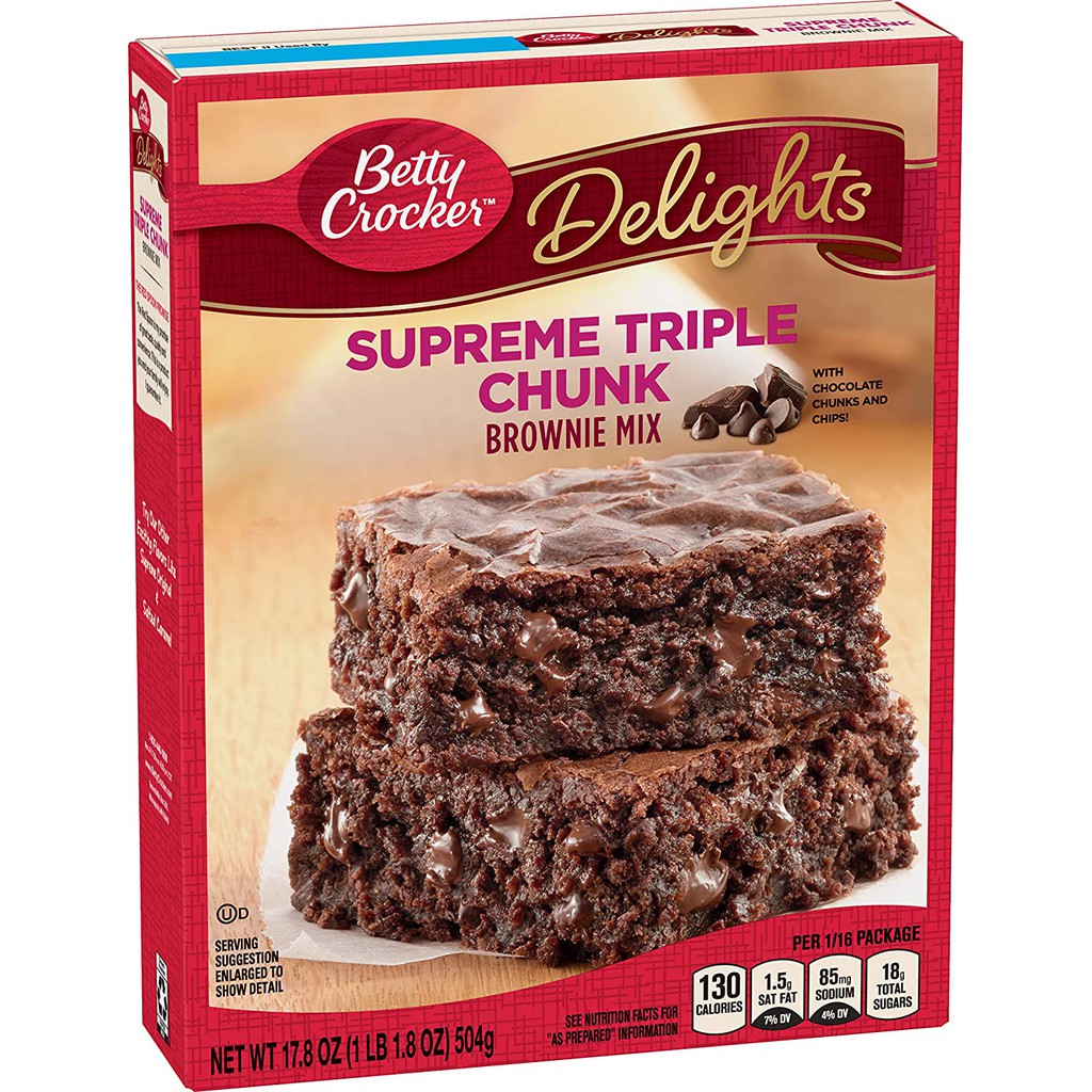Betty Crocker 特級美式經典 / 巧克力豆布朗尼粉 調和粉 蛋糕粉 【Suny Buy】