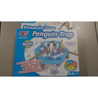 小羅玩具批發-迷你版 親子互動益智玩 拯救企鵝破冰台桌遊 (ZD-001)通過BSMI認證:M36811