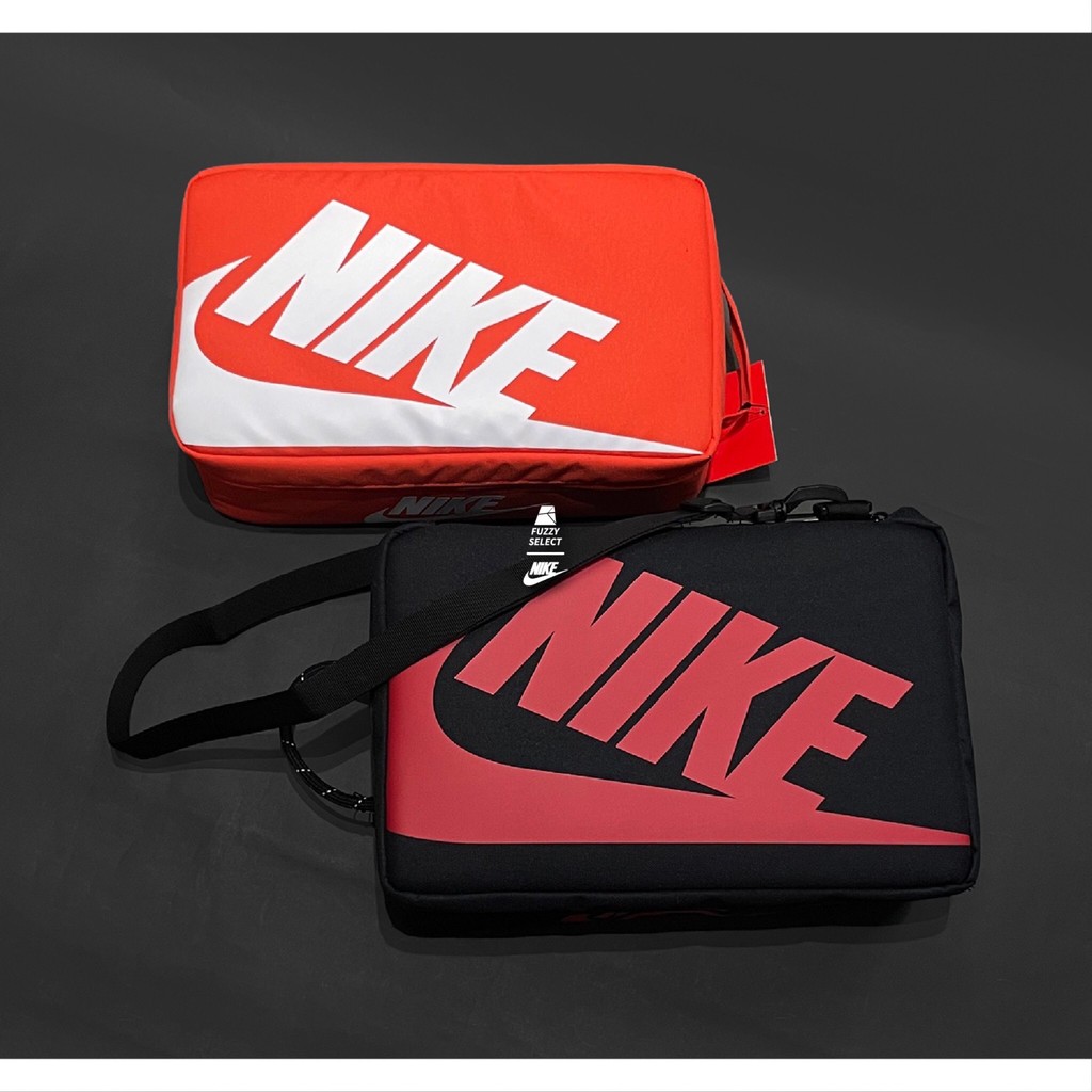 【逢甲FUZZY】Nike Shoe Box Bag 鞋盒袋 收納 橘 DA6149-810 黑紅 DA7337-010