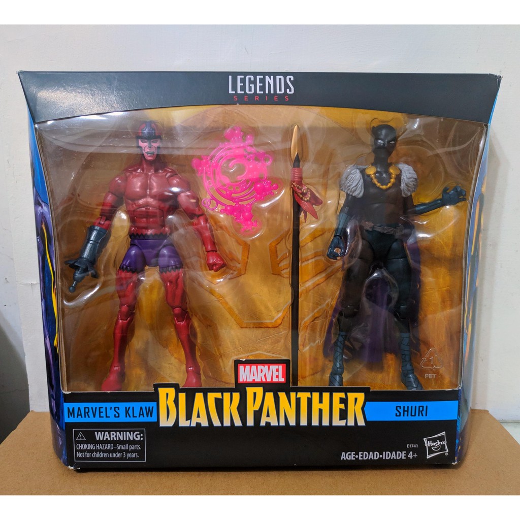 【角落玩物】Marvel Legends 舒莉&amp;克勞 Shuri Klaw 黑豹 漫威6吋 (漫畫 復仇者聯盟 孩之寶)