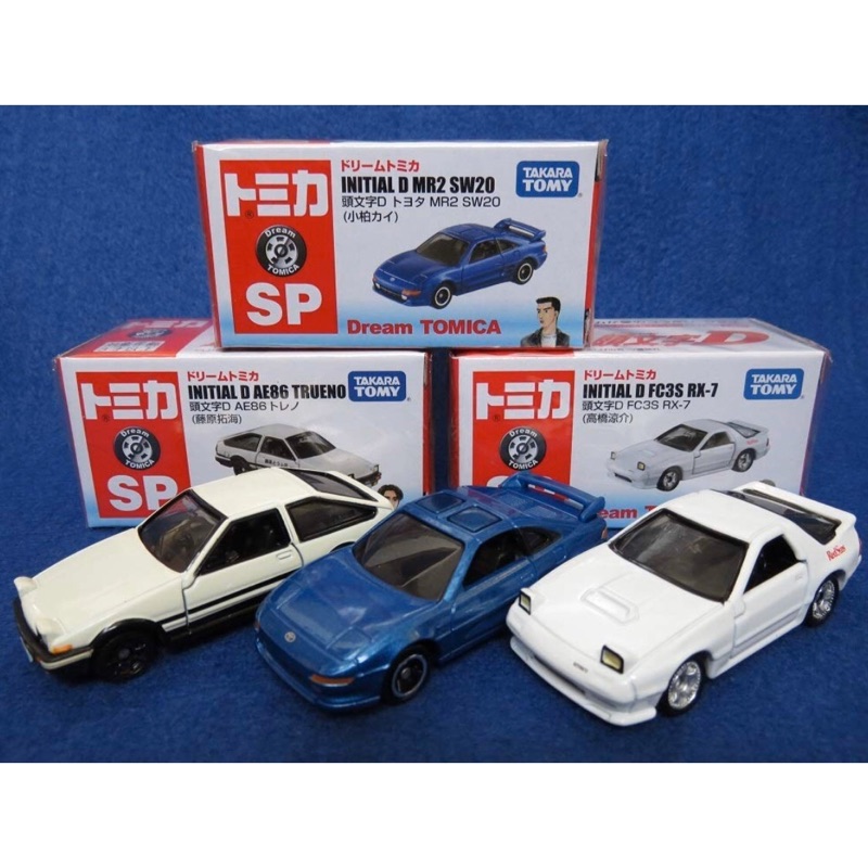 Tomica 日本19 7 11超商限定頭文字d套車組售完即不再補貨 蝦皮購物