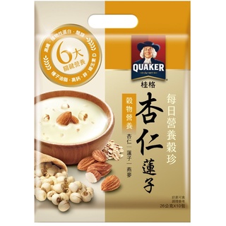 桂格每日營養穀珍 杏仁蓮子260g(26gx10包)【家樂福】