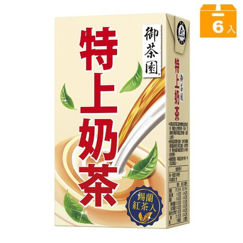 御茶園 特上奶茶(250mlX6入/組)[大買家]