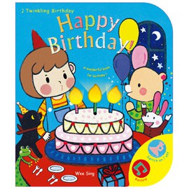 華碩 Happy Birthday 英文 有聲書st安全玩具長達30秒的生日快樂歌曲及30秒的祝福語錄製 蝦皮購物