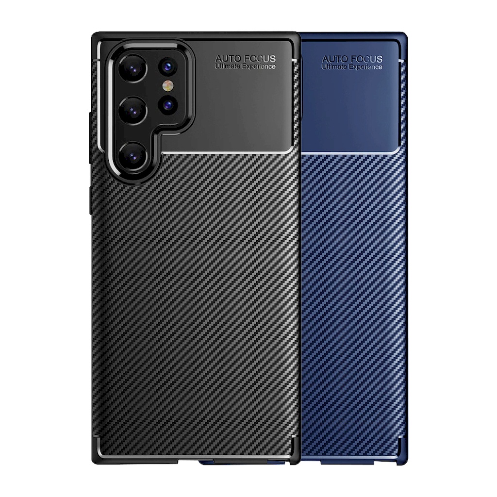 Samsung Galaxy S22 Ultra S22+ S22 保護殼碳纖維拉絲紋路超薄全包式手機殼背蓋手機套