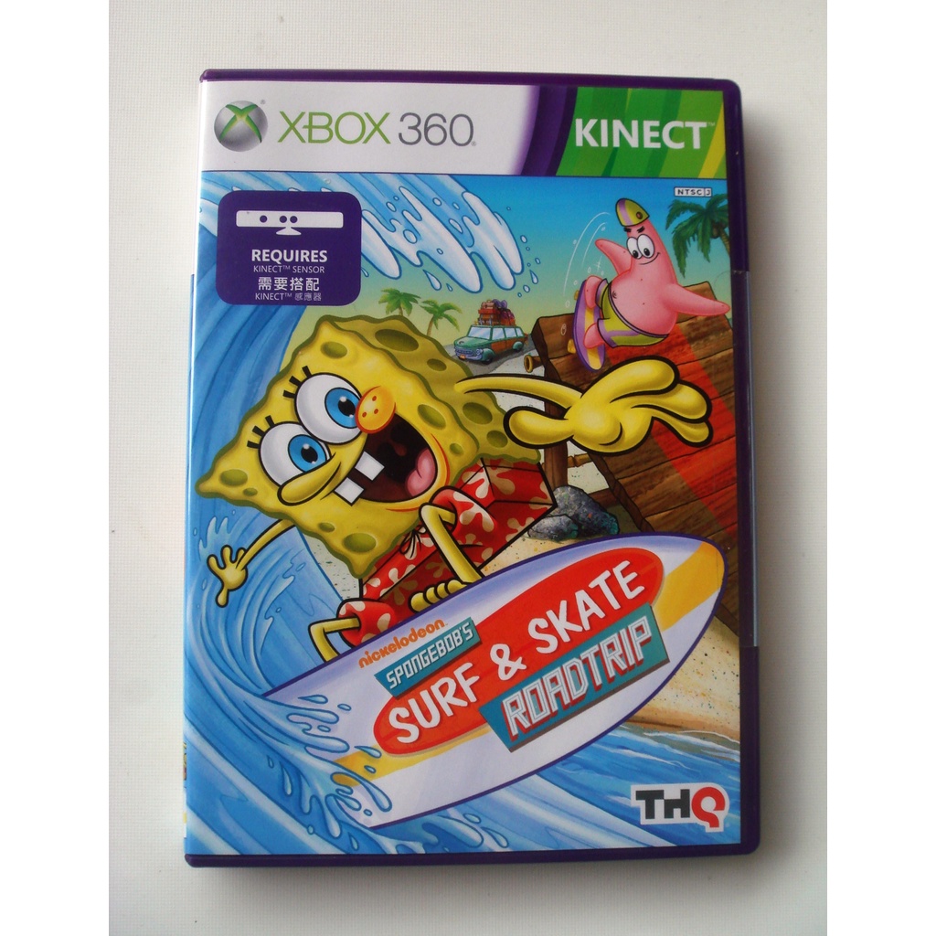 全新XBOX360 海綿寶寶衝浪 英文版 ( KINECT) SpongeBob